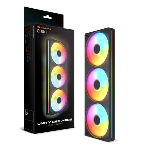 Cougar Unity 360 ARGB Reverse Blade Single Frame Cabinet Fan